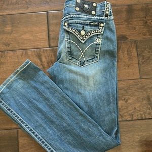 Miss me size 31 distressed jeans gently used